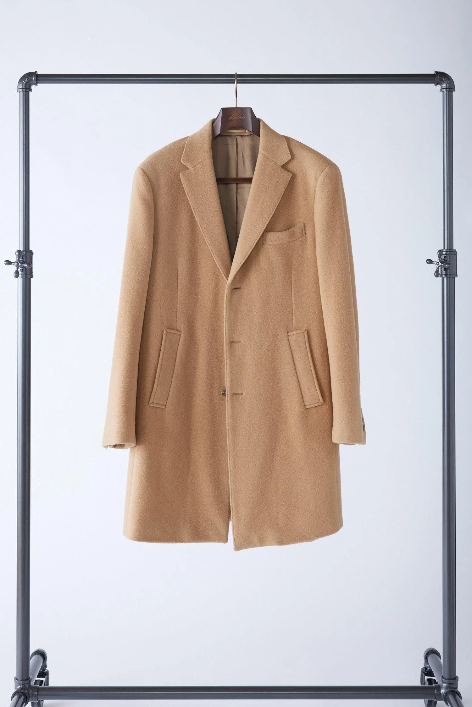 Camel Wool Overcoat - Image 5