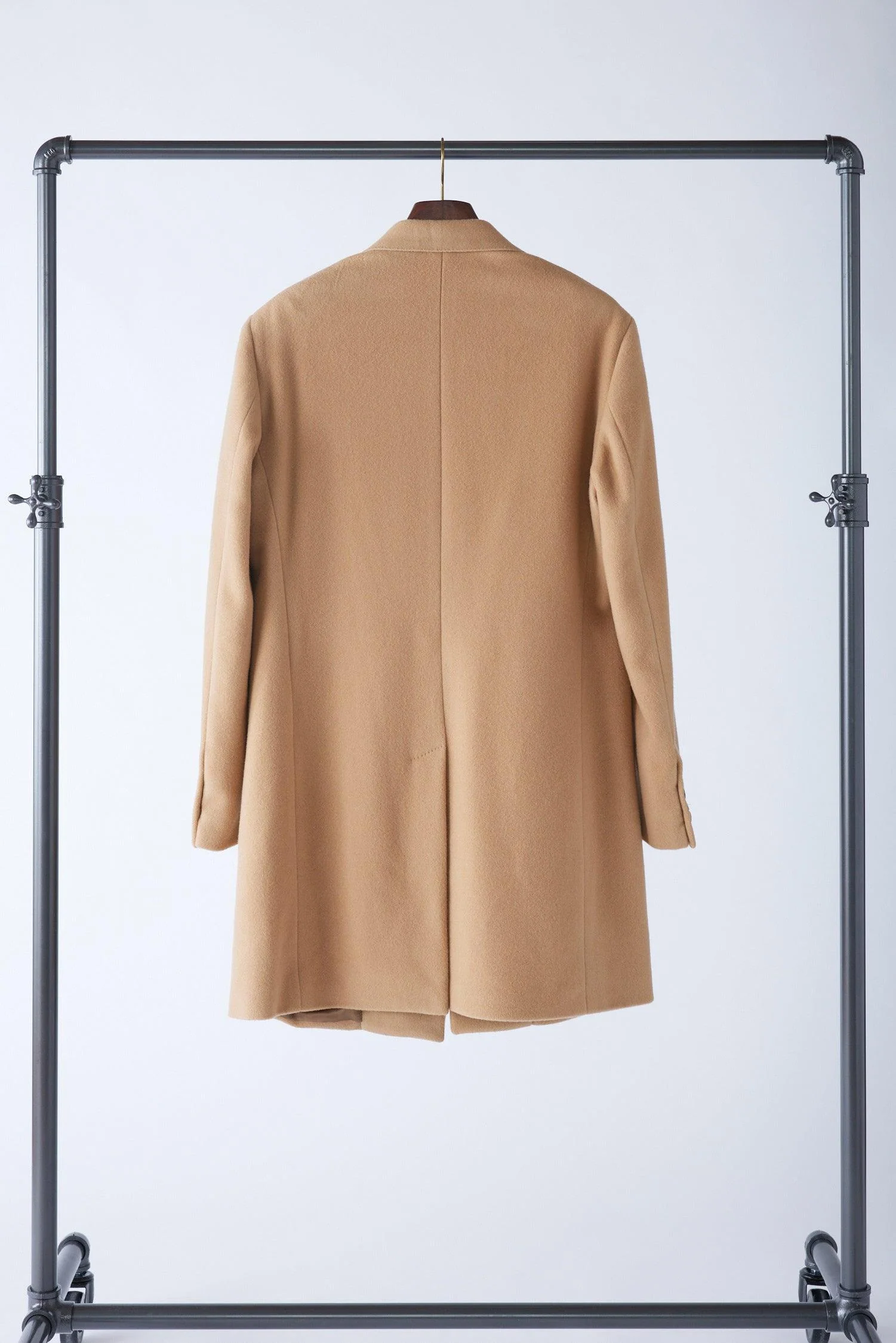 Camel Wool Overcoat - Image 6