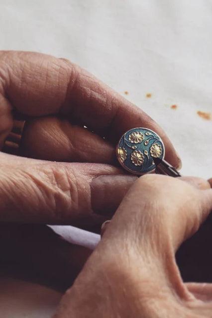 Codis Maya Azure Cufflinks - Image 3