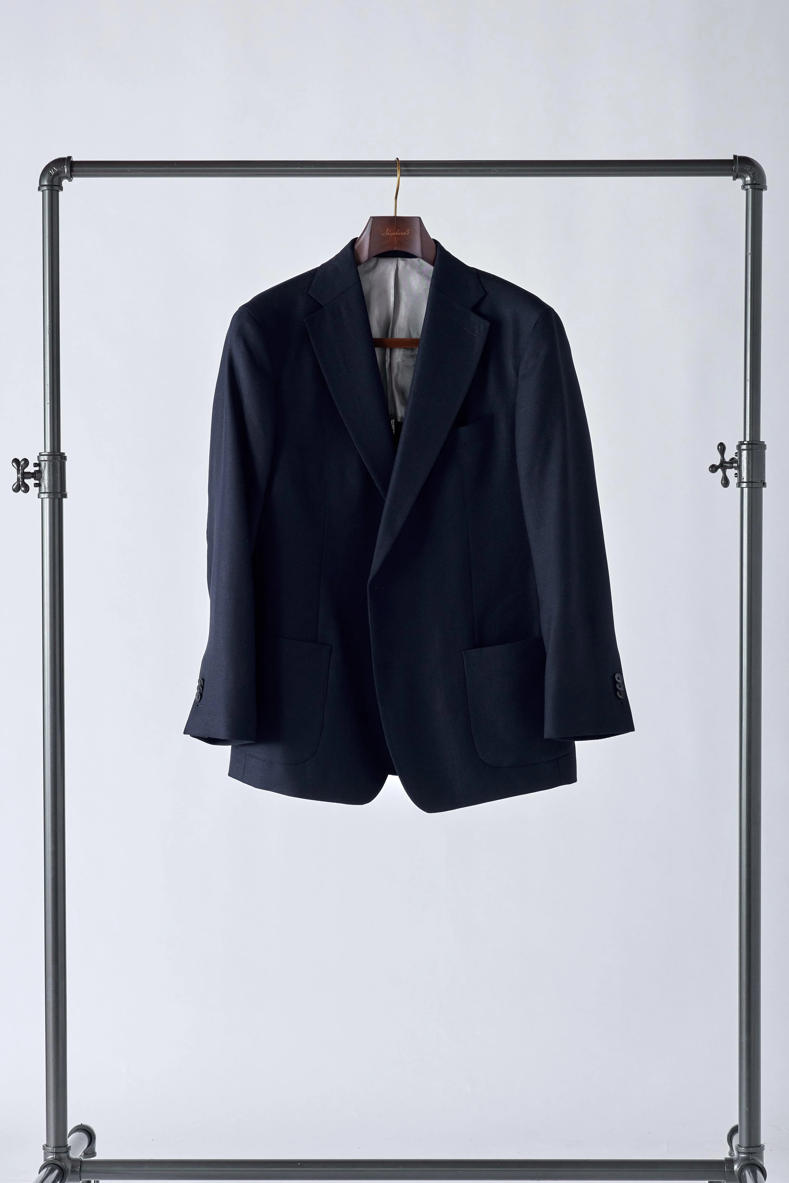 No. 1 Navy Open Weave Jacket - Image 5