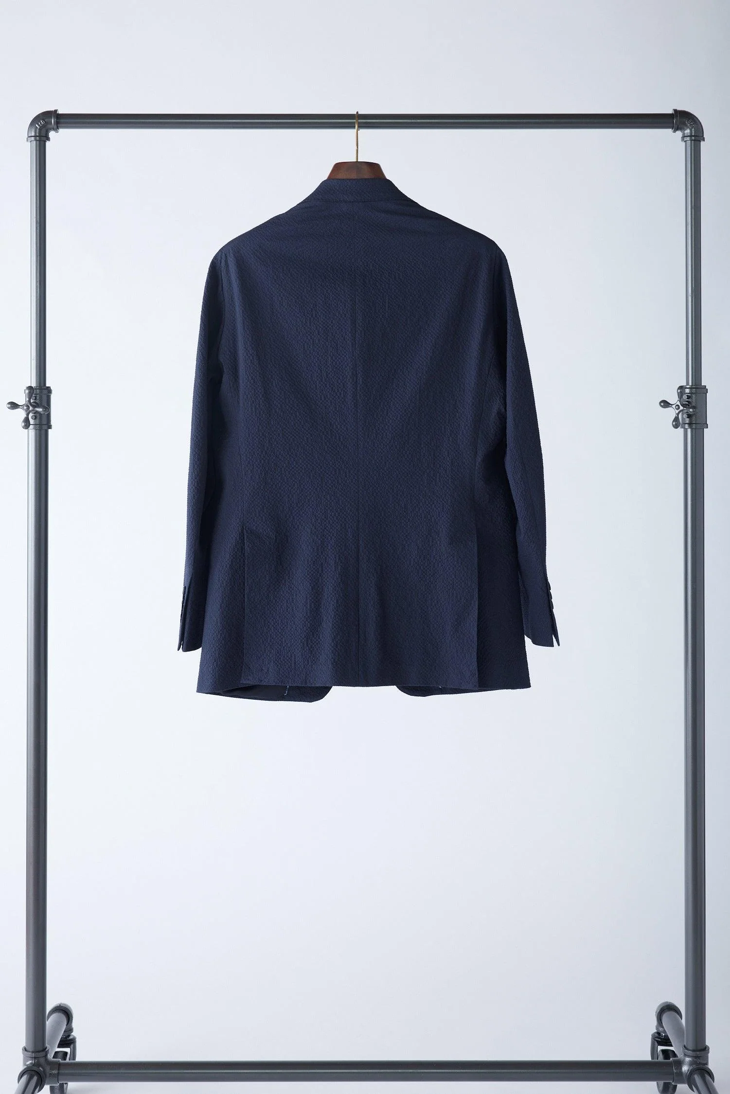 No. 1 Navy Seersucker Suit - Image 7