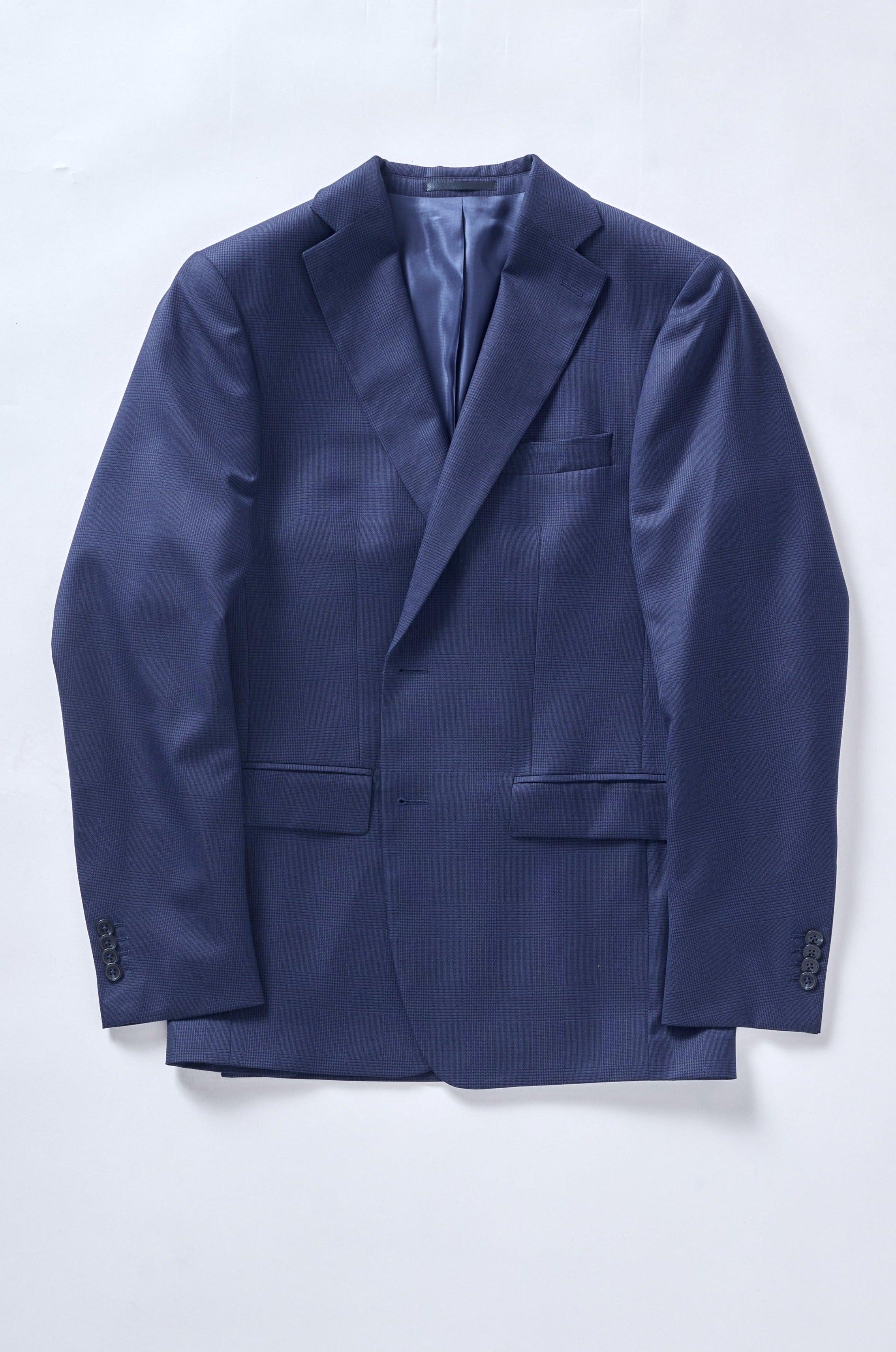 No. 2 Blue Prince of Wales Check Suit - Image 4