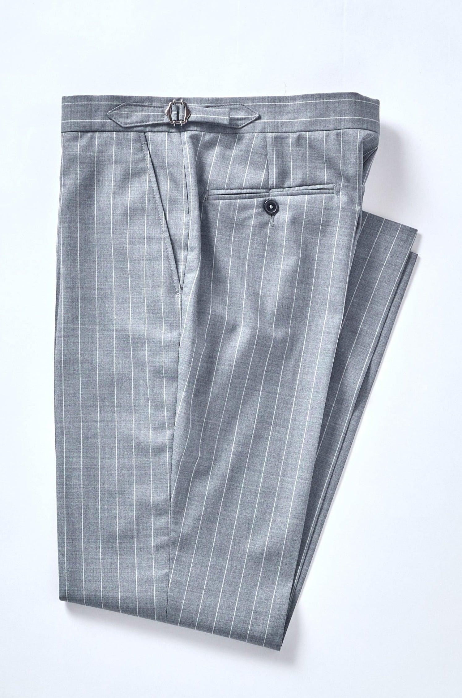 No. 2 Gray Pinstripe Suit - Image 5