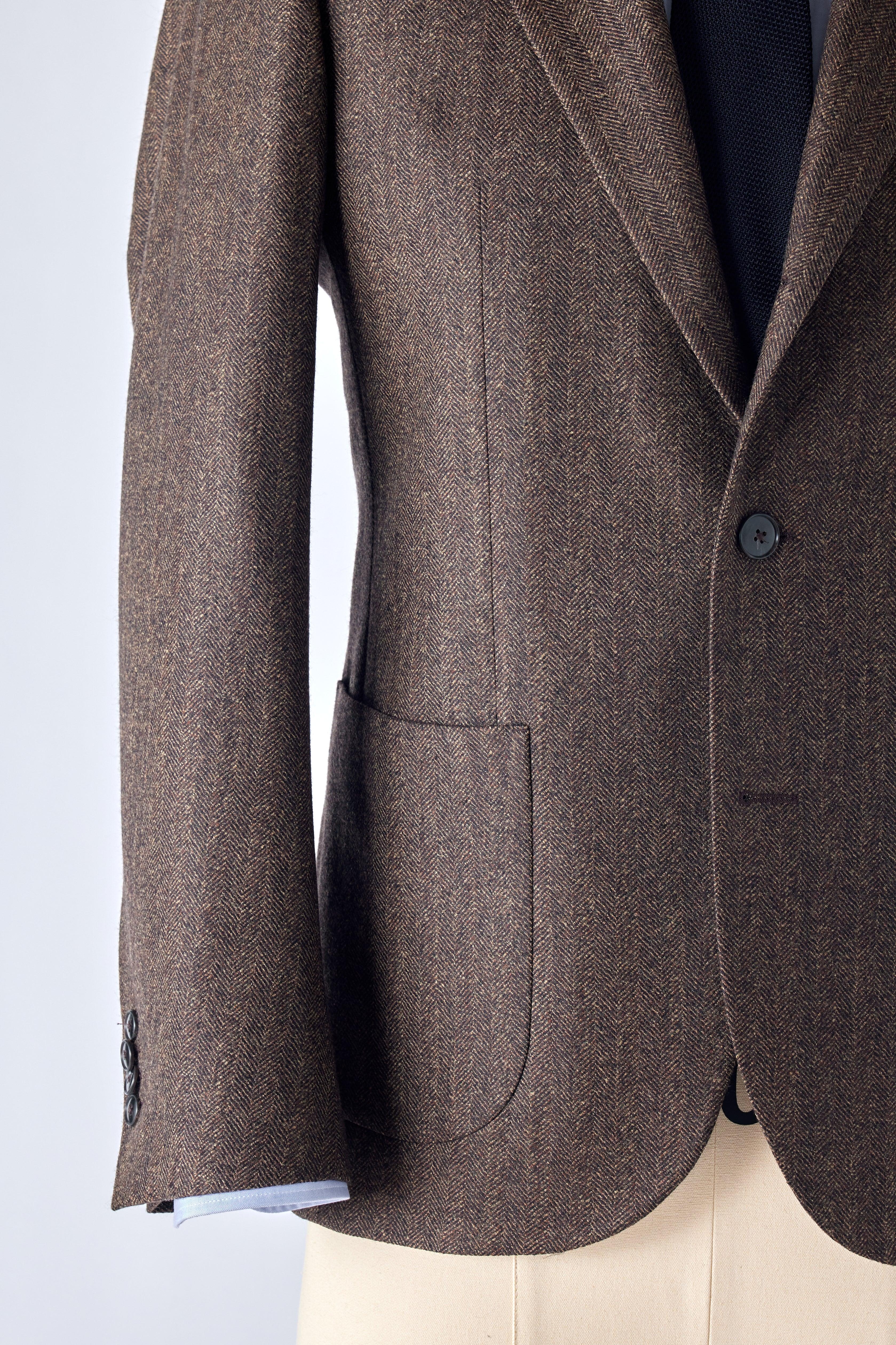 No. 2 Herringbone Flannel Jacket - Image 3