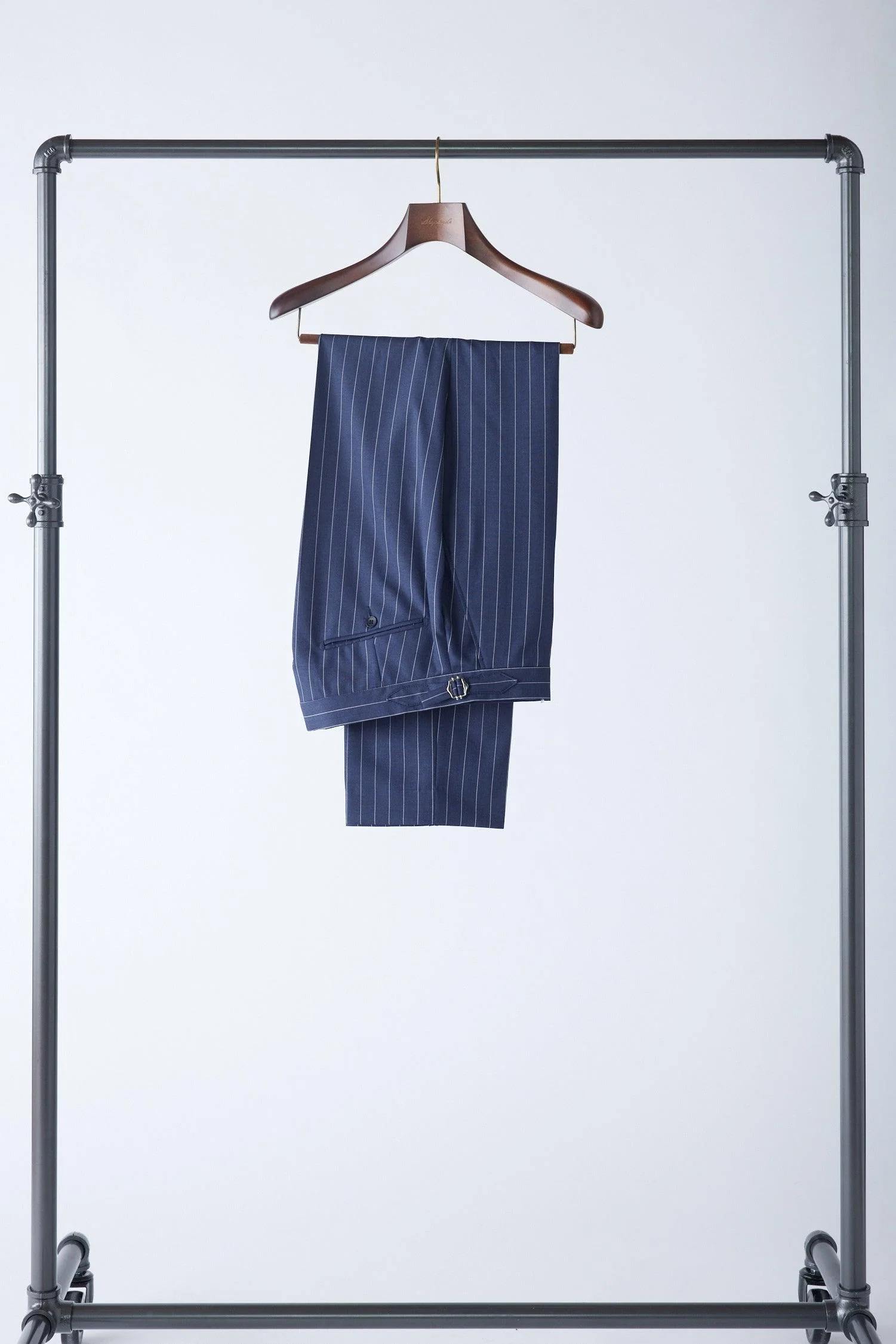 No. 2 Navy Pinstripe Double-Breasted Suit - Image 8