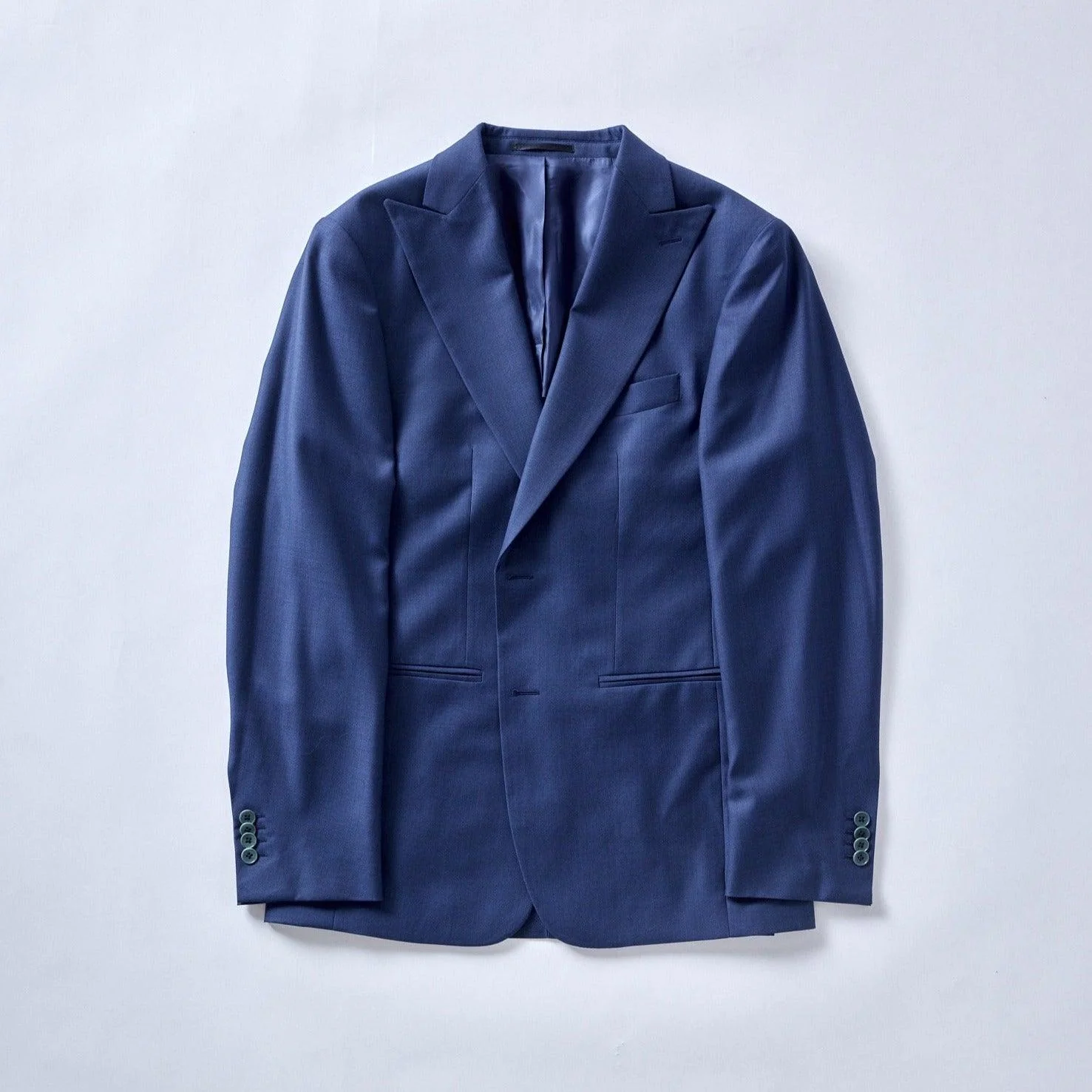 No. 2 Peak Lapel Birdseye Suit - Image 5