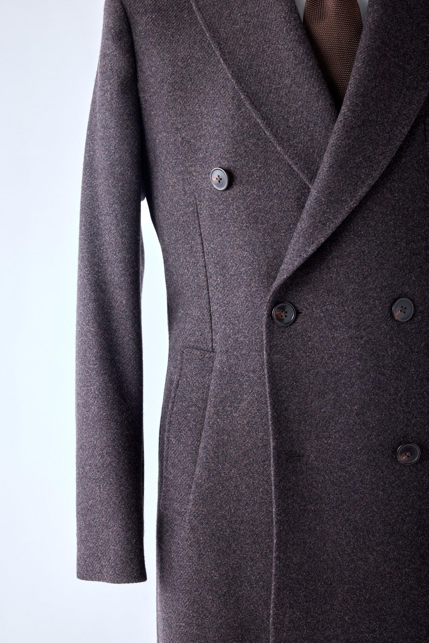 Peak Lapel Double-Breasted Overcoat - Image 3
