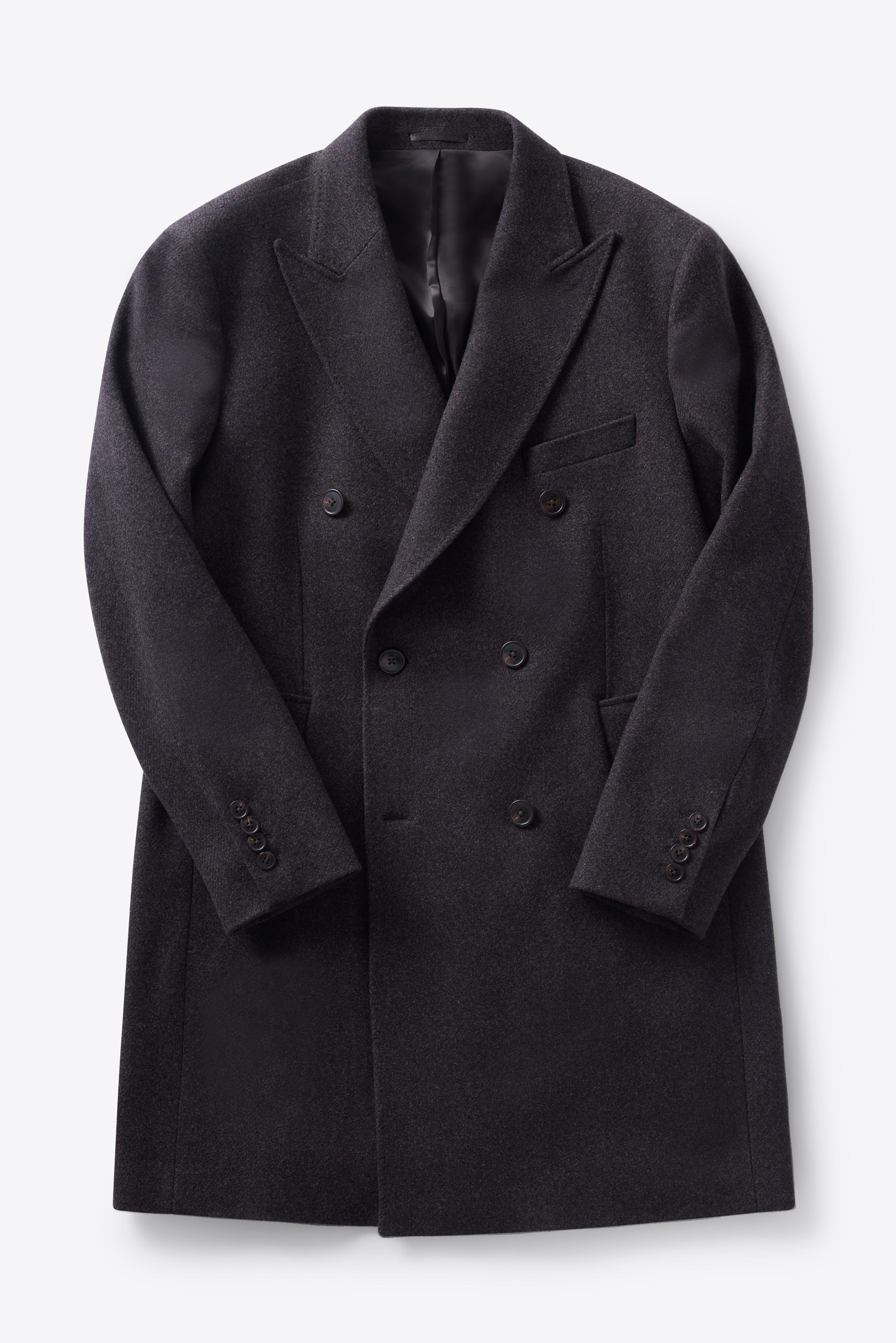 Peak Lapel Double-Breasted Overcoat - Image 4