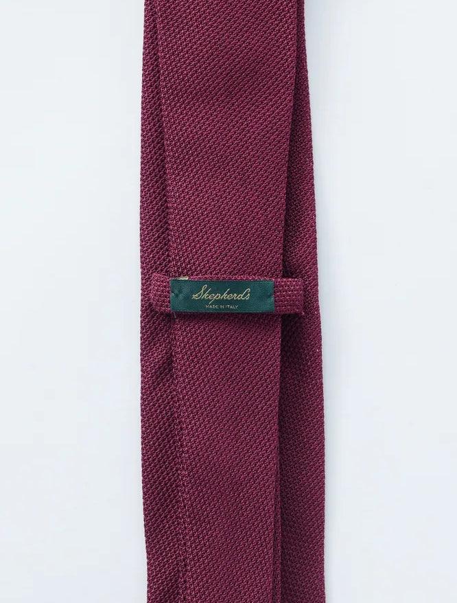 Maroon Grenadine Tie - Image 4