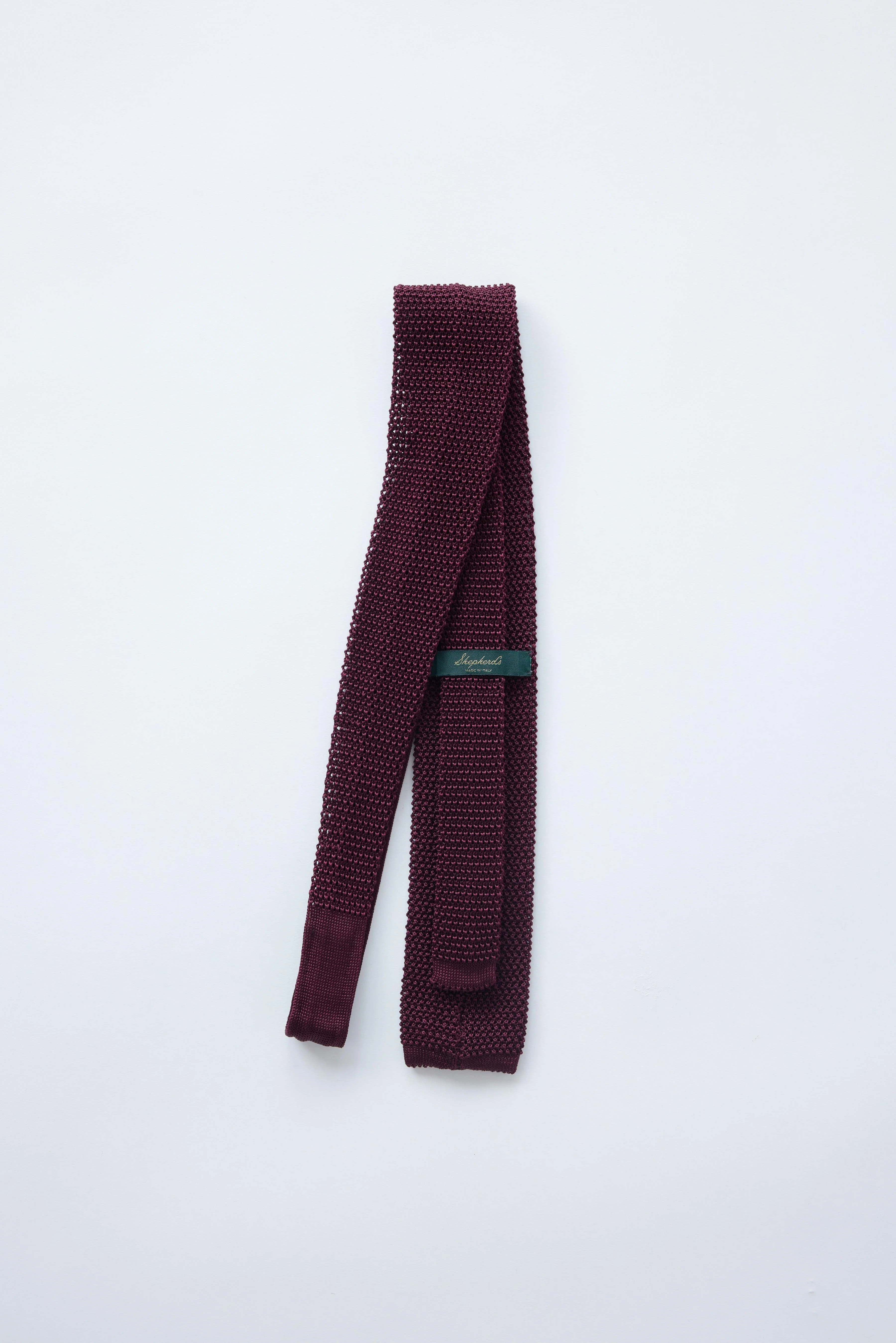 Maroon Knit Tie - Image 3