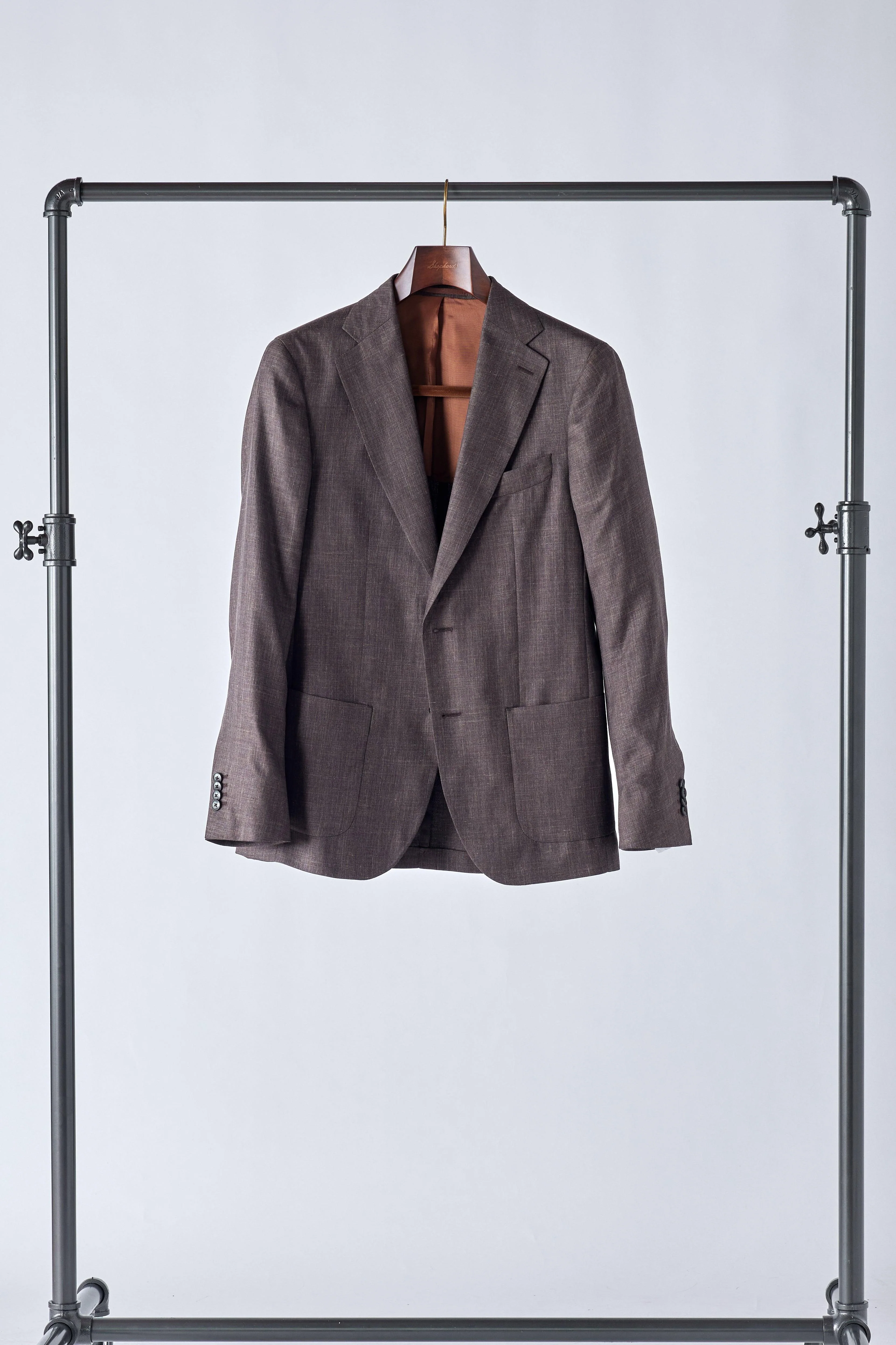 Signature Brown Cashmere-Silk Jacket - Image 5