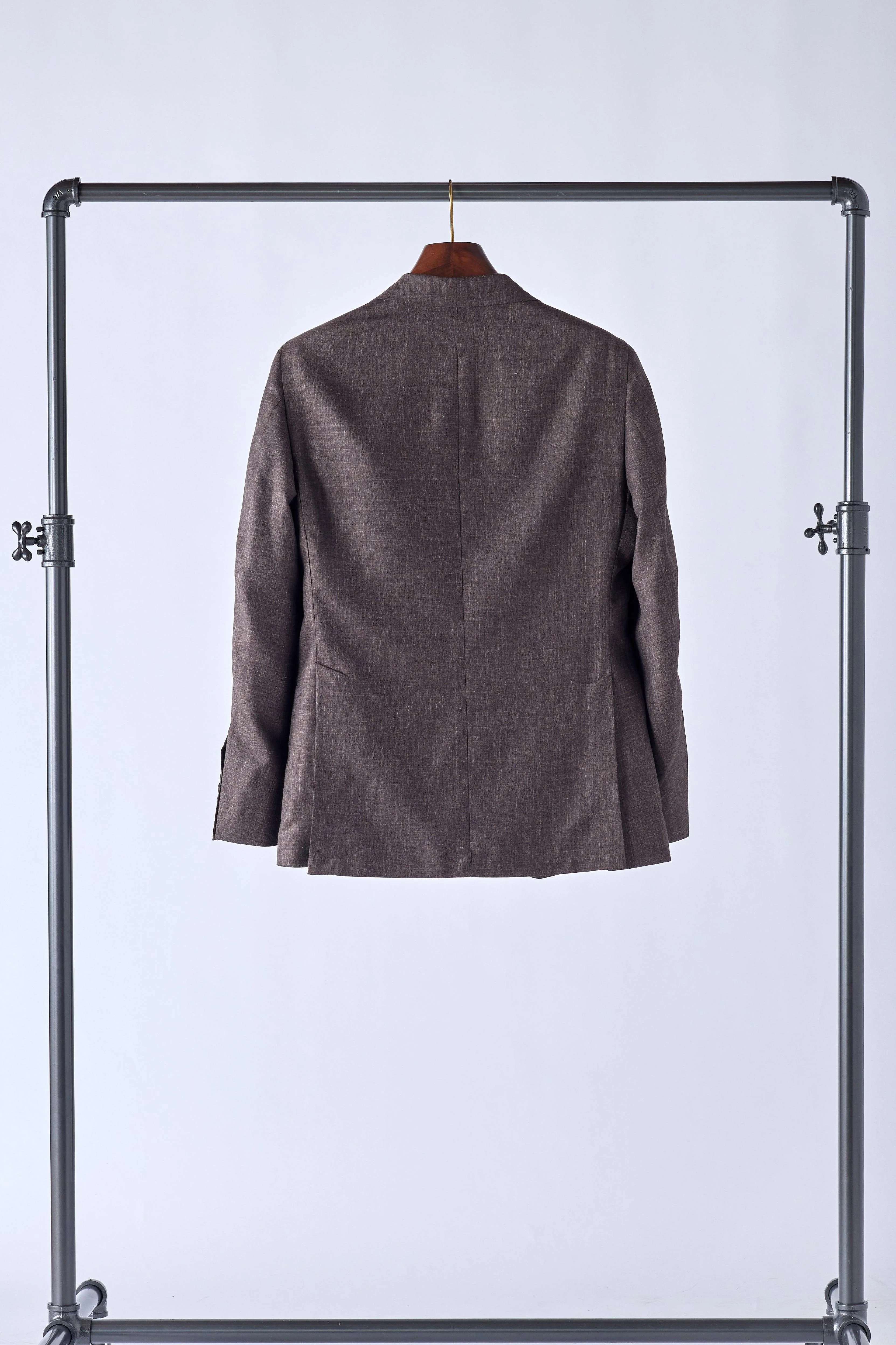 Signature Brown Cashmere-Silk Jacket - Image 6