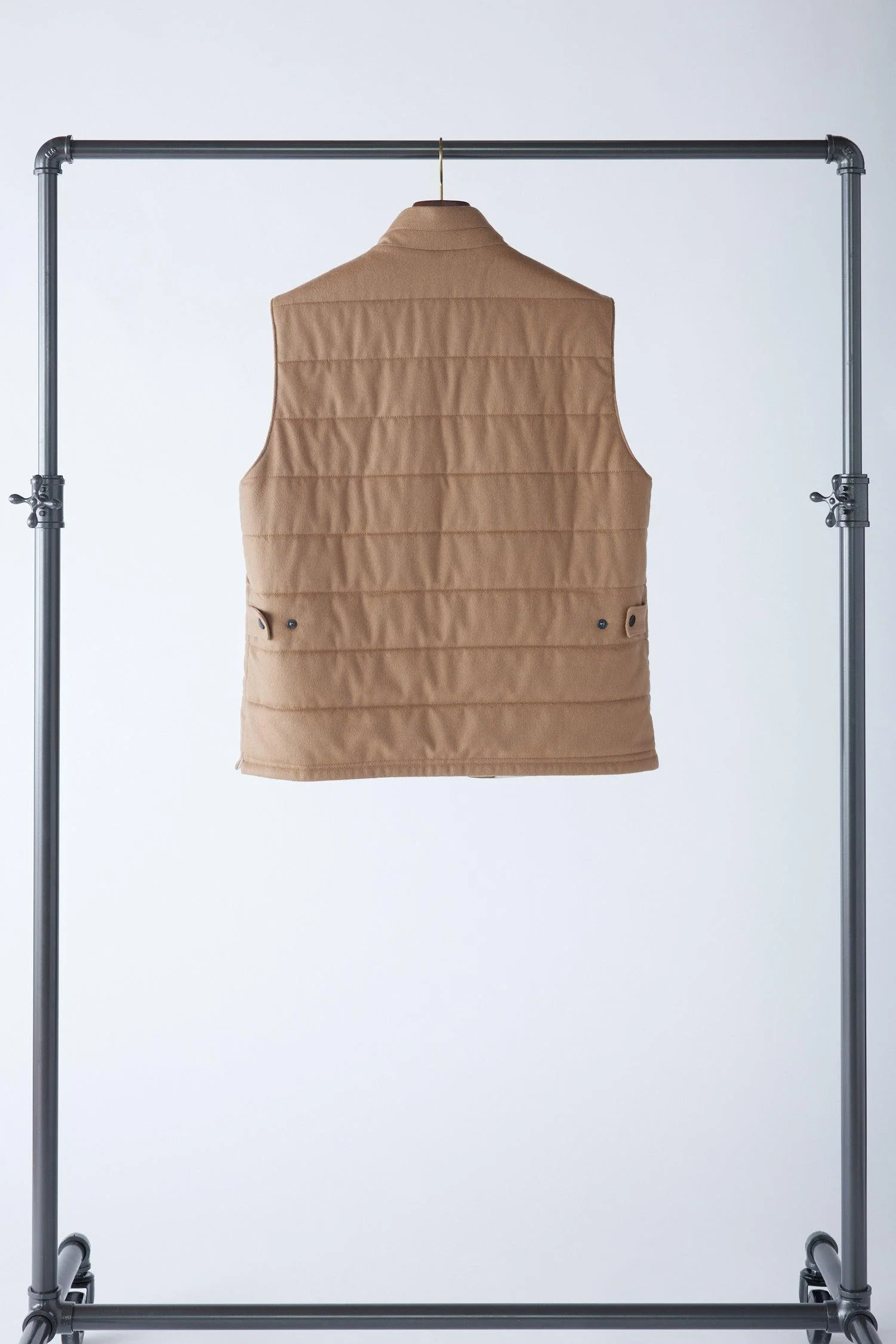 Signature Camel Cashmere Vest - Image 6
