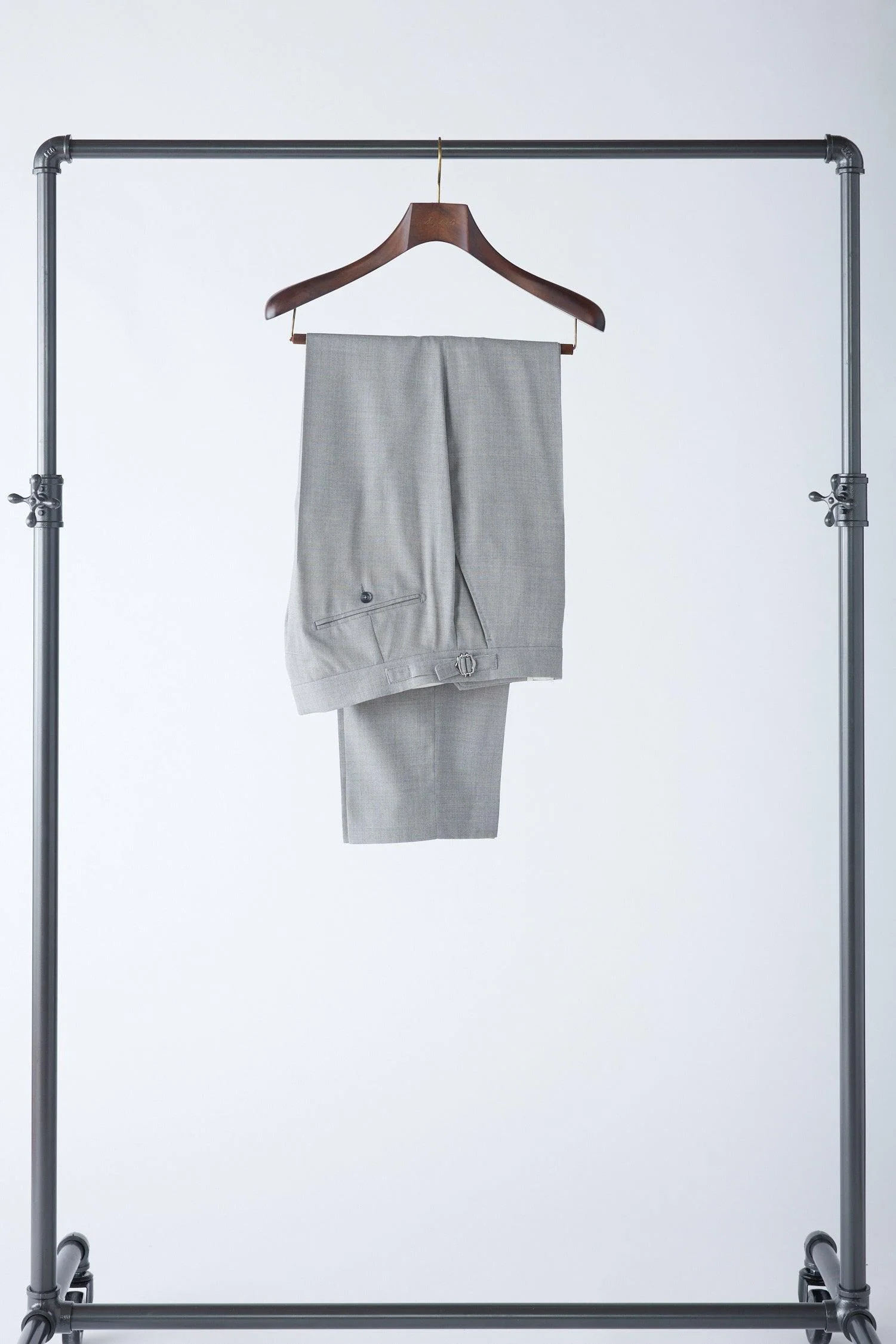 Signature Gray Loro Piana Trousers - Image 3