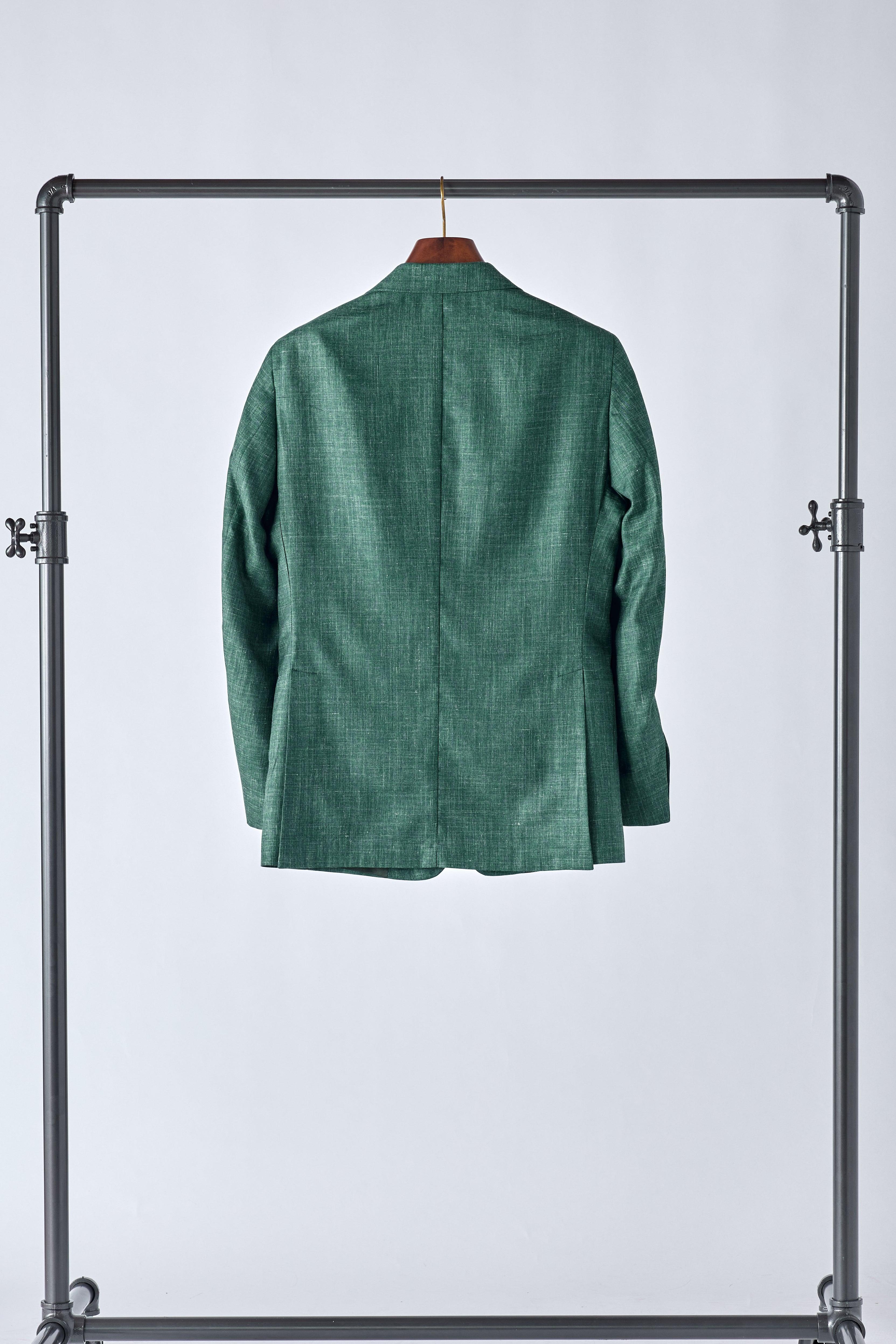 Signature Green Cashmere-Silk Jacket - Image 6
