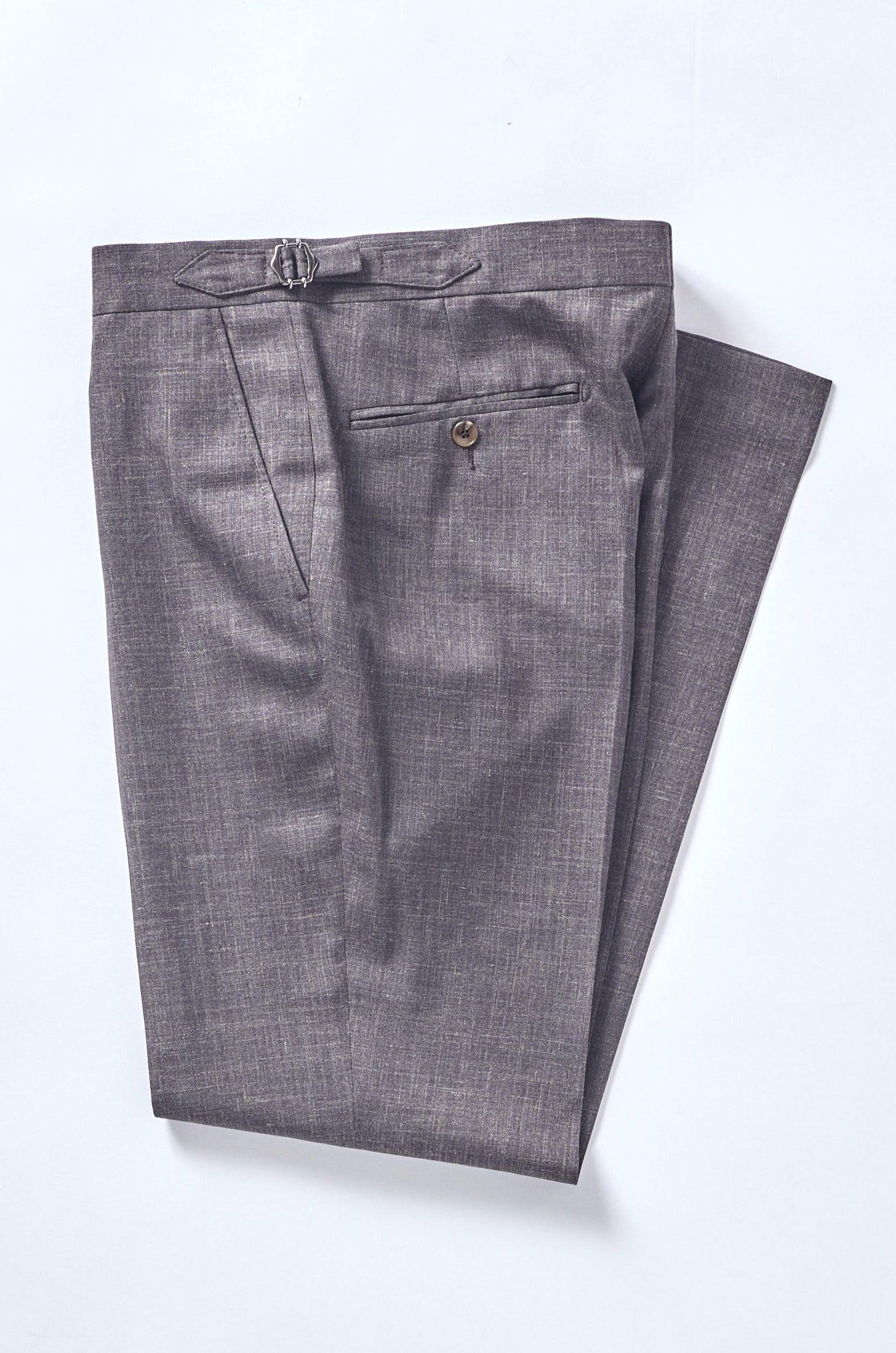 Signature Loro Piana Tobacco Linen Suit - Image 6