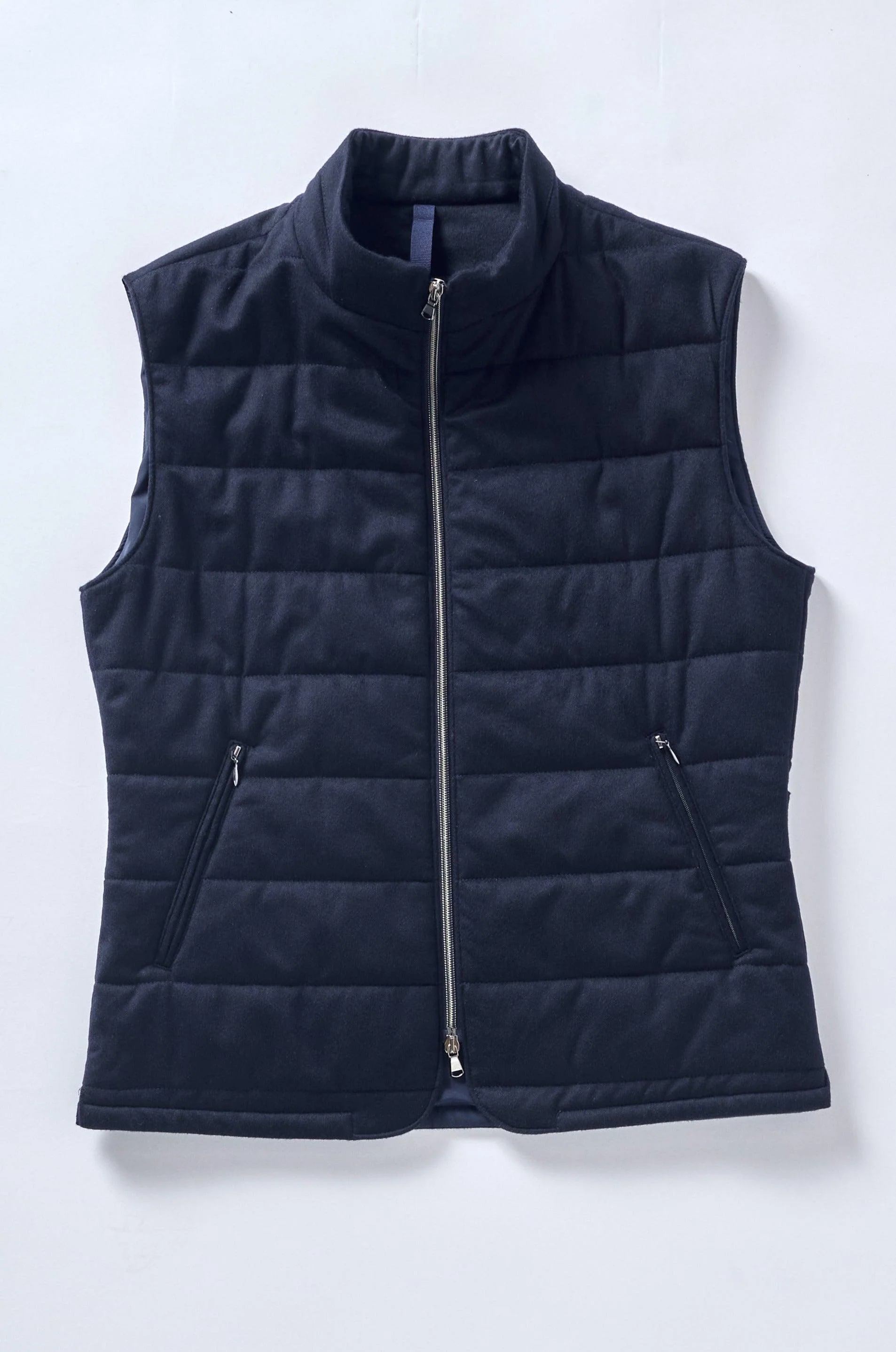 Signature Navy Cashmere Vest - Image 4