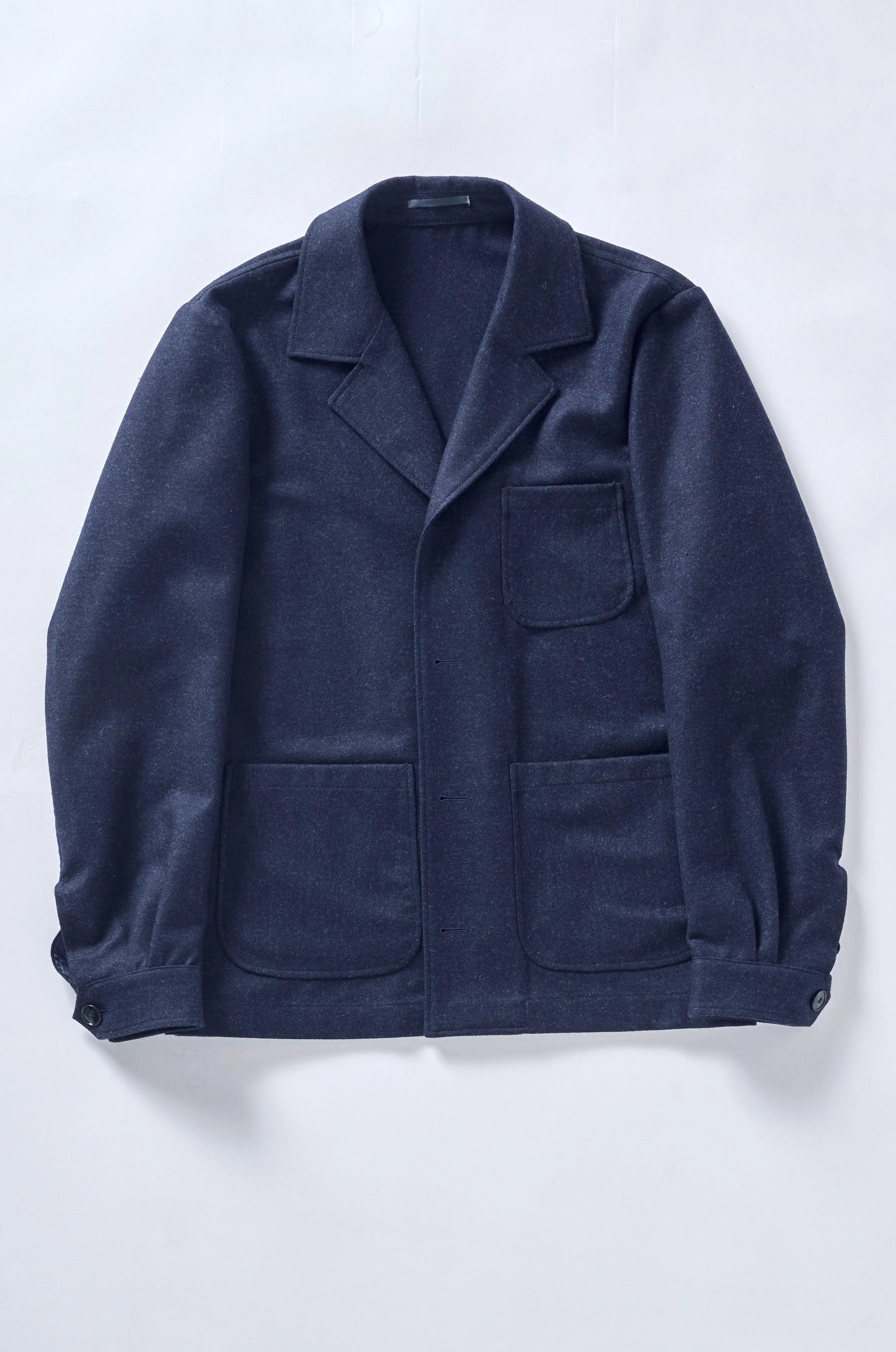 The Navy Flannel Work Jacket - Image 4